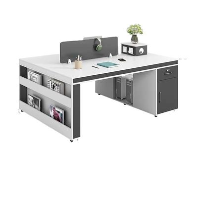 Modernes Design Einfache Büroarbeitsstation mit 2 4 6 Sessel und Schreibtisch