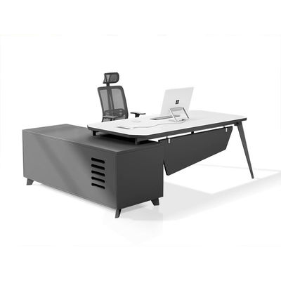 Executive Holz L-Form Schreibtisch im modernen Stil für die Executive Workstation des CEO