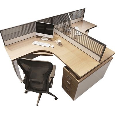 Einfache Modular-Panel-Computer-Büro-Workstation für 2 4 6 Personen Schreibtischdesign