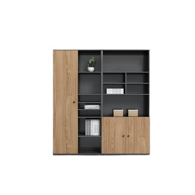 Wand-Buchregal-Display-Schrank für Büro-Speicher- und Raumoptimierungslösung