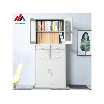 0.5-1.2 mm Dicke Moderne Bürostahlschrank mit Edelstahl