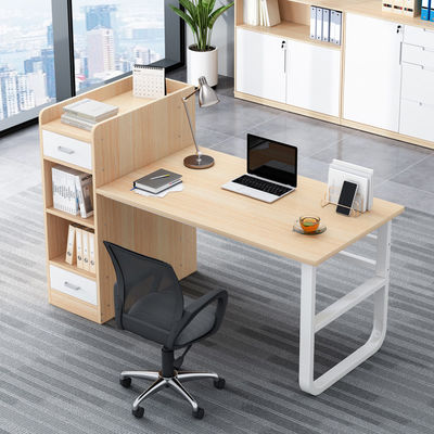 2 Sitzplätze Büromöbel Mitarbeiter Tisch Modulare Arbeitsstation mit Schublade im modernen Stil