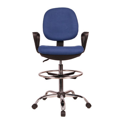 Rezeptionstisch Kassierer Stuhl für Haus Rezeptionist Stoff Drehlift Büro Mesh Stuhl