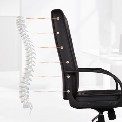 Robuste ergonomische Schwenkbare große Klassenzimmer Pu Stuhl Hochrücken Stuhl für eine verbesserte Haltung
