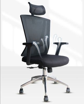 Verstellbarer Kopfstütze Mesh Stuhl Stoff Multifunktionaler Ergonomischer Hochrücken Boss Stuhl