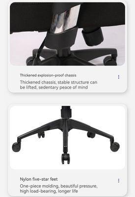 Verstellbarer Kopfstütze Mesh Stuhl Stoff Multifunktionaler Ergonomischer Hochrücken Boss Stuhl