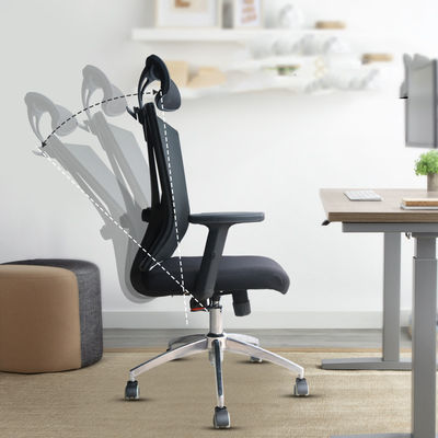 Verstellbarer Kopfstütze Mesh Stuhl Stoff Multifunktionaler Ergonomischer Hochrücken Boss Stuhl