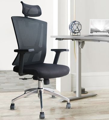 Verstellbarer Kopfstütze Mesh Stuhl Stoff Multifunktionaler Ergonomischer Hochrücken Boss Stuhl