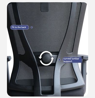 Verstellbarer Kopfstütze Mesh Stuhl Stoff Multifunktionaler Ergonomischer Hochrücken Boss Stuhl