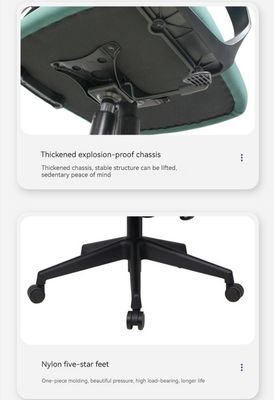 Ergonomischer Bürostuhl Komfortable Drehwoche mit 360-Grad-Gitter und ohne Handgelenk