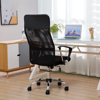 Hot Black High Back Office Chair Executive Chairs Mehrzweck-Schwenknetz-PC-Stuhl 2023