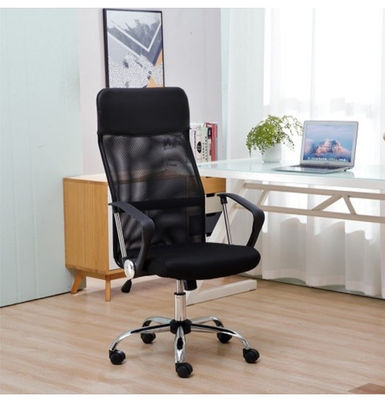 Hot Black High Back Office Chair Executive Chairs Mehrzweck-Schwenknetz-PC-Stuhl 2023