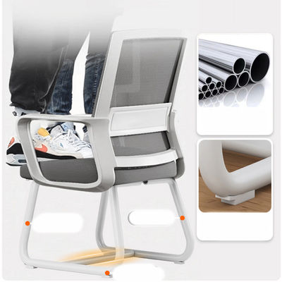 Ergonomischer Hochrücken Mittlerer Rücken Atmungsfähiger Mesh-Stuhl für Heim-Büro und Gaming