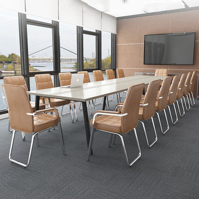 Synthetisches Leder überdimensionierter hoher Besucherstuhl für Büro-Rezeption und Konferenztisch