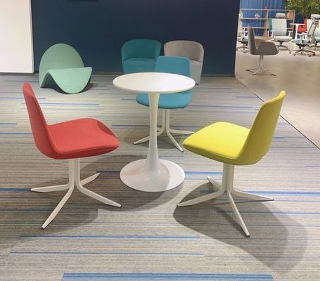 KEINE Klappsofa für Büro-Fashion-Stuhl mit Metallbeinen und mehrfarbiger Stoff-Lounge