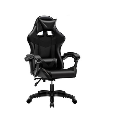 ISO9001/ISO14001 zertifizierter schwarzer Spielstuhl mit BIFMA-geprüften 60 mm PU-Nylon-Rollen