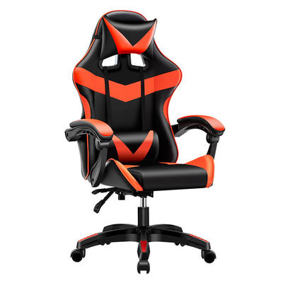 ISO9001/ISO14001 zertifizierter schwarzer Spielstuhl mit BIFMA-geprüften 60 mm PU-Nylon-Rollen