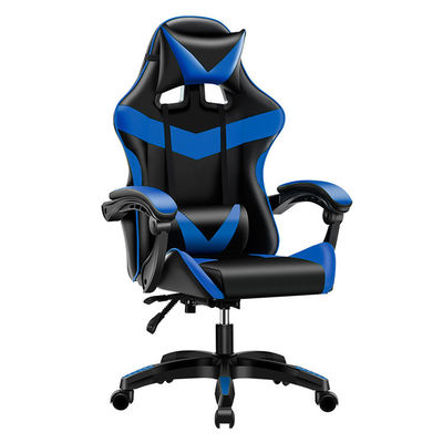 ISO9001/ISO14001 zertifizierter schwarzer Spielstuhl mit BIFMA-geprüften 60 mm PU-Nylon-Rollen