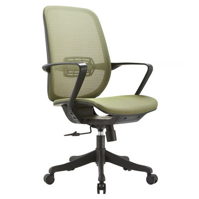 Verstellbarer ergonomischer Netz-Büro-Stuhl mit Drehrädern und Lendenstütze
