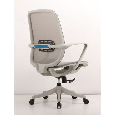 Verstellbarer ergonomischer Netz-Büro-Stuhl mit Drehrädern und Lendenstütze