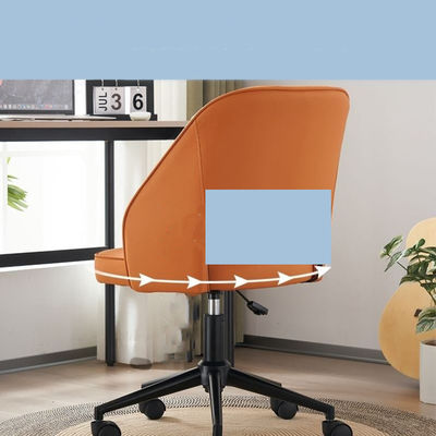 Echtleder Bürostuhl mit Rädern und Lendenstütze Schwarzbraun oder Braun