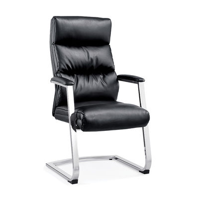Boss Office Supplies Black High Back Office Chair Genuine Leder und OEM für die Firma
