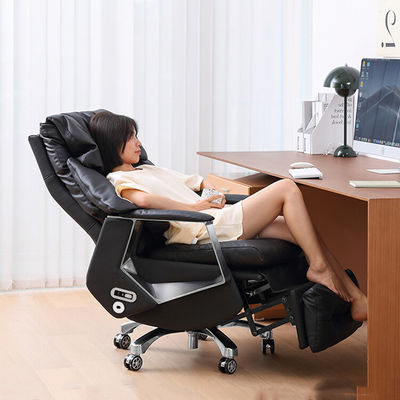 Automatischer PC-Stuhl aus Leder mit Dreh- und Einstellfunktionen