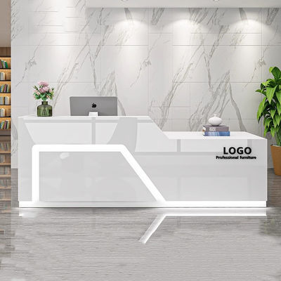 Salon Rezeption Schreibtisch Einkaufszentrum Shop Display Counter Pedestal Für OEM ODM Einsatzszenarien
