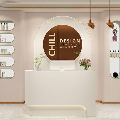 Stylistische Einfachheit Gekrümmter Beratungsbüro für Salon Nagel Salon Klinik