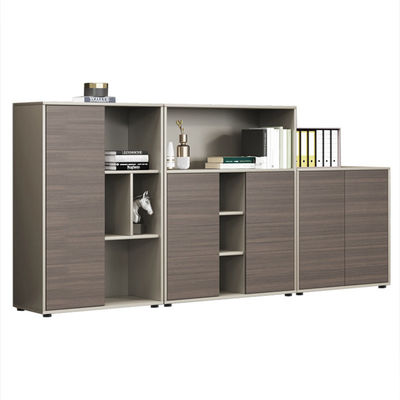 Correc Montierte Holz-Büro-Datei-Schrank Grün Low-Schrank für Speisekammer-Lounge-Speicher