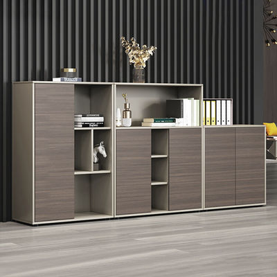 Correc Montierte Holz-Büro-Datei-Schrank Grün Low-Schrank für Speisekammer-Lounge-Speicher