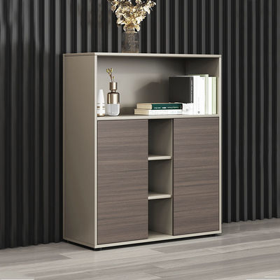 Correc Montierte Holz-Büro-Datei-Schrank Grün Low-Schrank für Speisekammer-Lounge-Speicher
