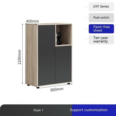Funktionale und langlebige Flower Groove Schreibtisch-Niedrigschrank für die Büro-Partitionsspeicherung