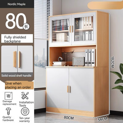 Geräumiges Holzschrank für Zertifikate und Trophäen im Büro oder Wohnzimmer