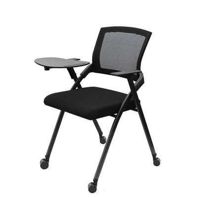 Bürofülterter, klappbarer Schulstuhl mit Netzschreibplatte und Tablet-Arm