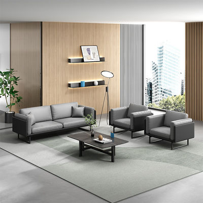 Leichtes Luxus italienisches modernes Ledersofa Kaffeetisch für Büro