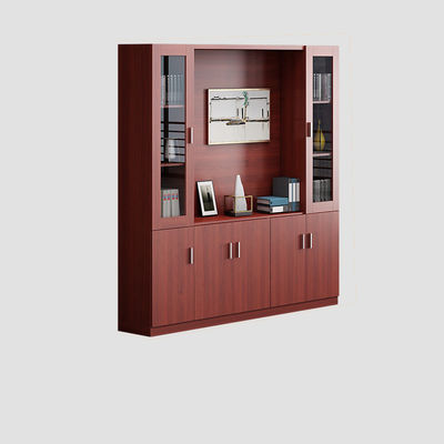 Stylistischer Holzbücherregal Bücherdatei-Datenschrank für die kommerzielle Lagerung und Anzeige