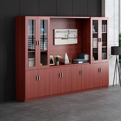 Stylistischer Holzbücherregal Bücherdatei-Datenschrank für die kommerzielle Lagerung und Anzeige