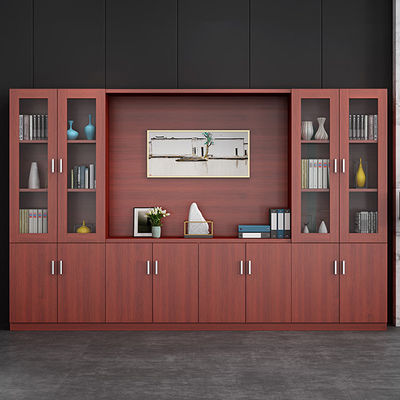 Stylistischer Holzbücherregal Bücherdatei-Datenschrank für die kommerzielle Lagerung und Anzeige