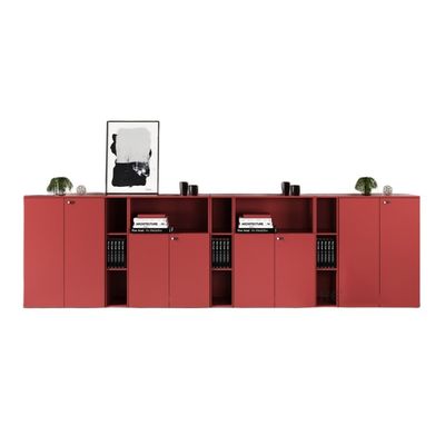 Holzfarbschließfach für moderne und funktionelle Büroräume
