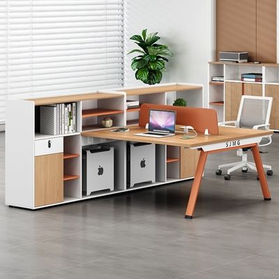 Einfacher, moderner Personal Sitz Arbeitstisch Büro 6 Vier 4 Personen Büro Schreibtisch Stil Modernität