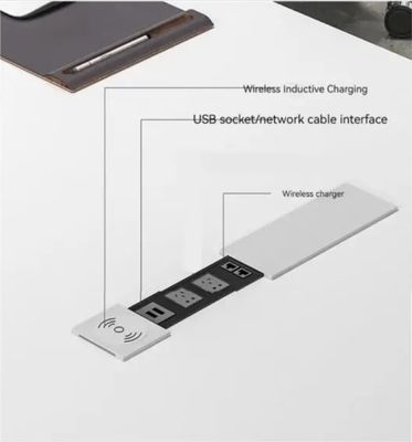Moderne Büroarbeitsstation Fruniture L-Form Executive Boss Schreibtisch mit Seitenschrank