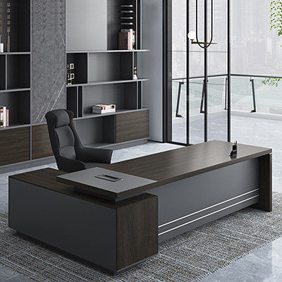 Luxus modernes Holzdesign Executive L-Form Schreibtisch für Büromöbel