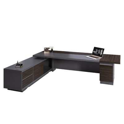 Schul MDF Luxus Executive Office Schreibtisch Set für Gewerbe Möbel CEO Büro Tisch