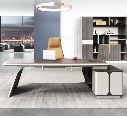 FALT-BACK-Prozess Holz GRAINHINCLINED TABLE EDGE Executive Desk für modernes Büro