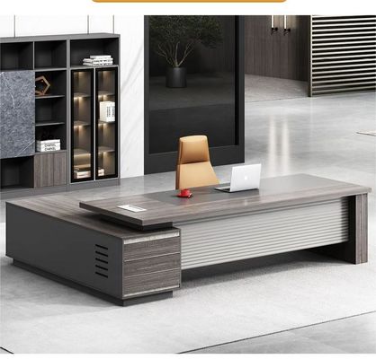 FALT-BACK-Prozess Holz GRAINHINCLINED TABLE EDGE Executive Desk für modernes Büro