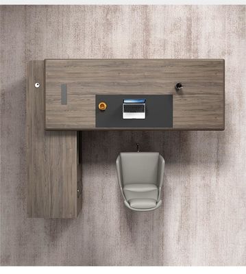 Modern Boss Home Office Wasserdicht L-Form Computer Schreibtisch mit PANEL Holz Stil Design