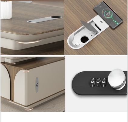Melamine Oberfläche Chef Schreibtisch für kundenspezifische Größe Möbel L-Form Modern Computer Schreibtisch