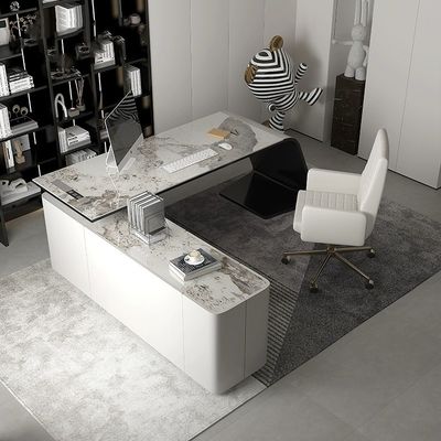 Büro-Schreibtischmöbel für das Haus Chef Luxus Grau Escritorio De Oficina