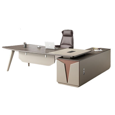 Komfortable Büromöbel Stilvoller Holz-Exekutivschreibtisch mit Mixed Order Service